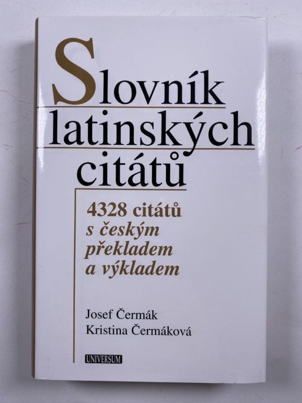 Slovník latinských citátů - Obrázek 1