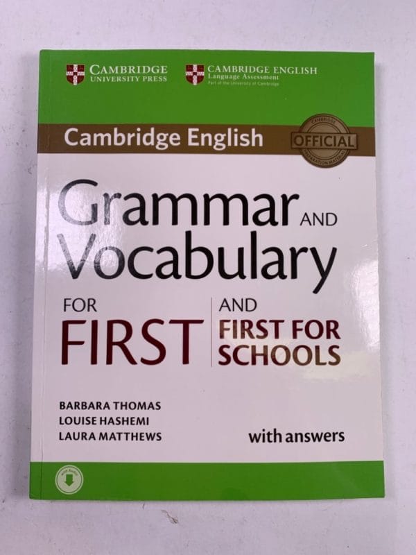 Grammar and Vocabulary for First and First for Schools with Answers and Audio - Obrázek 1