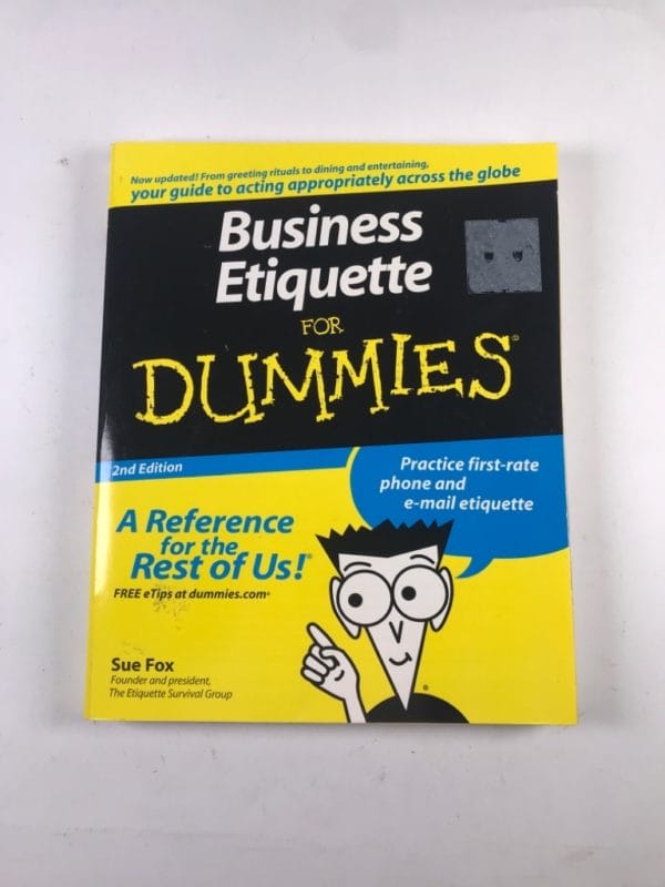 Business Etiquette for Dummies - Obrázek 1
