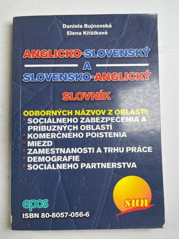 Anglicko-slovenský a slovensko-anglický slovník odborných názvov z oblasti sociálneho zabezpečenia - Obrázek 1