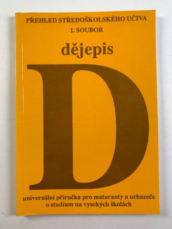 Dějepis – Přehled středoškolského učiva – 1. soubor - Obrázek 1