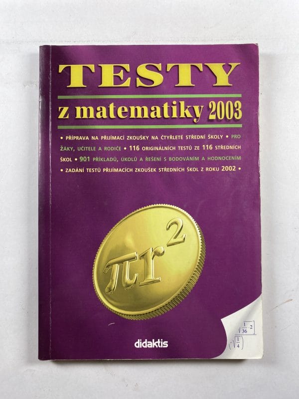 Testy z matematiky 2003 - Obrázek 1