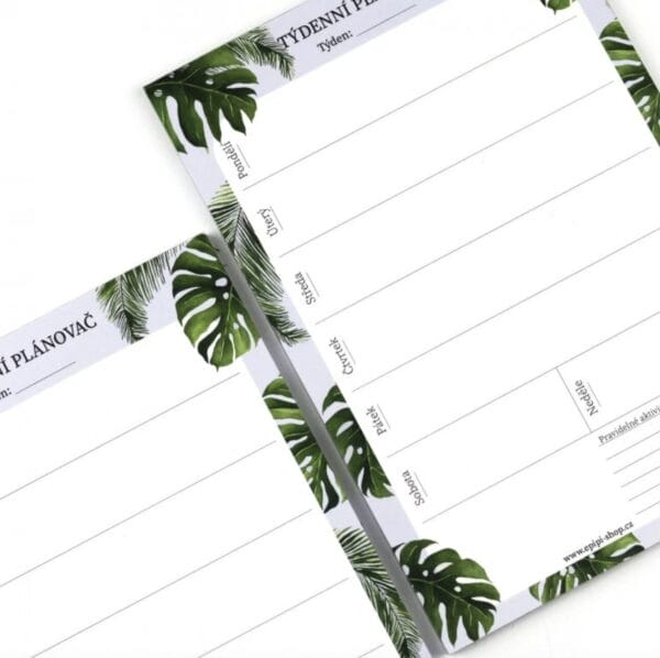 Týdenní plánovač A5 - Tropical - Obrázek 1