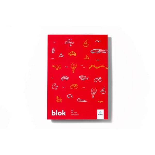 Poznámkový blok A4, linkovaný - edice Svět - Obrázek 1