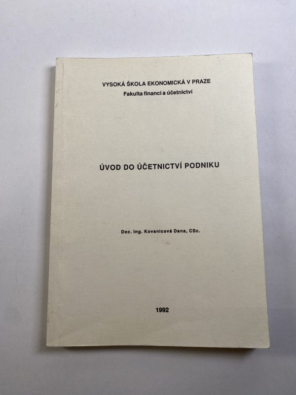 Úvod do účetnictví podniku - Obrázek 1